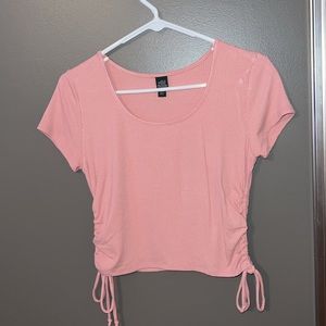 Pink crop top